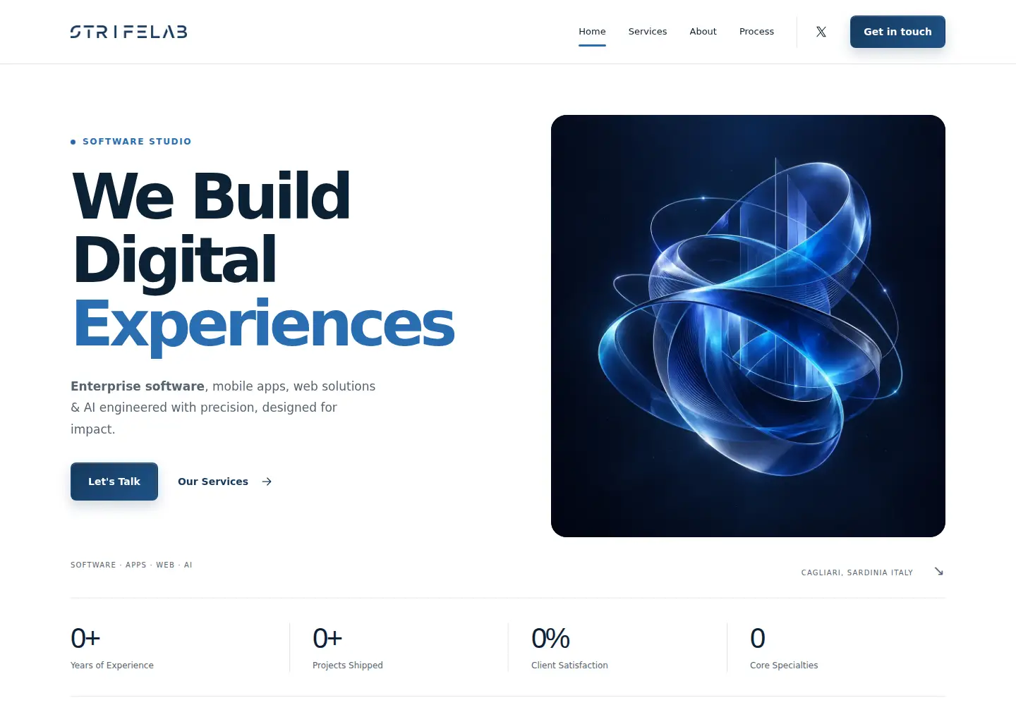 Screenshot of strifelab.com