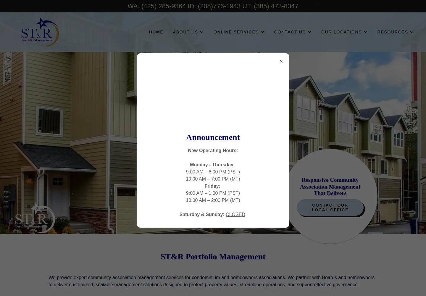 Screenshot of strmgmt.com