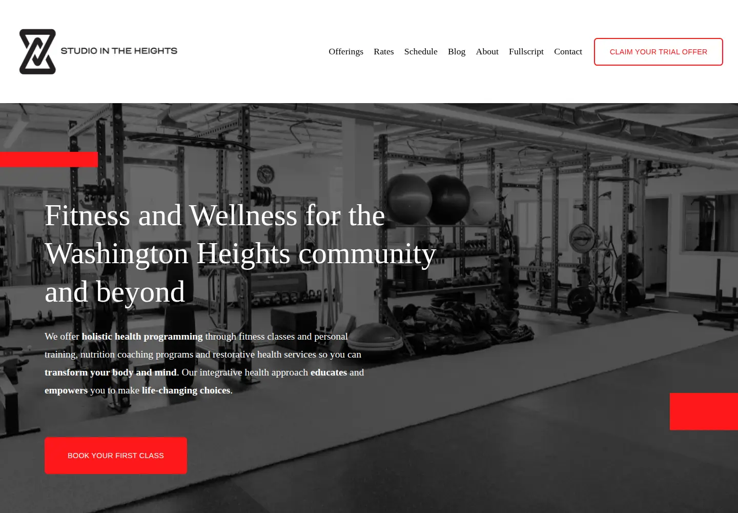 Screenshot of studiointheheights.com