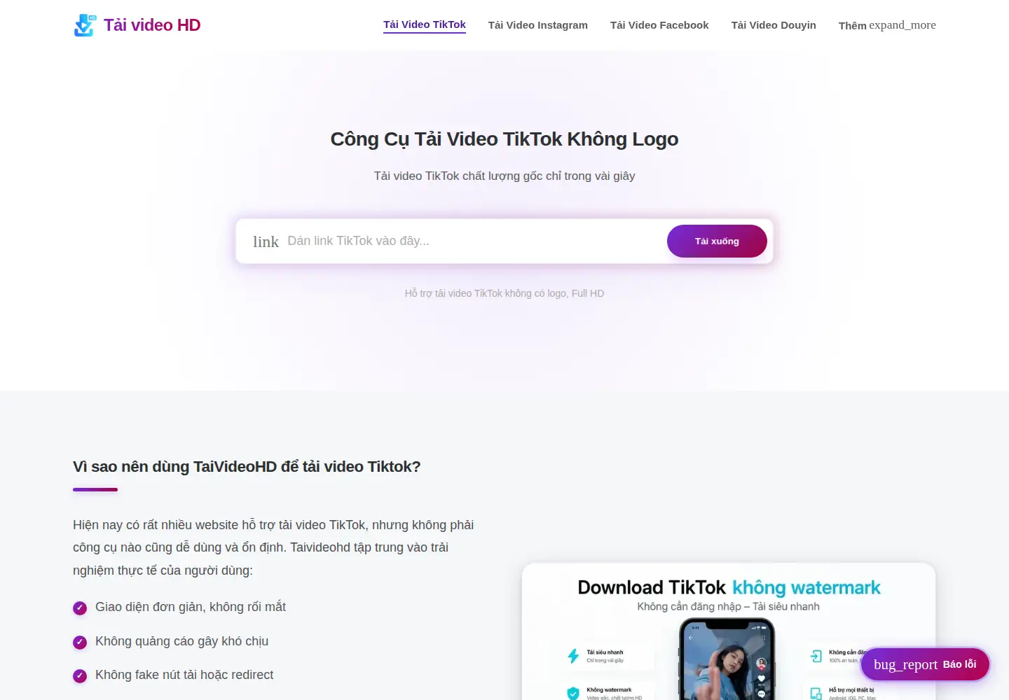Screenshot of taivideohd.com