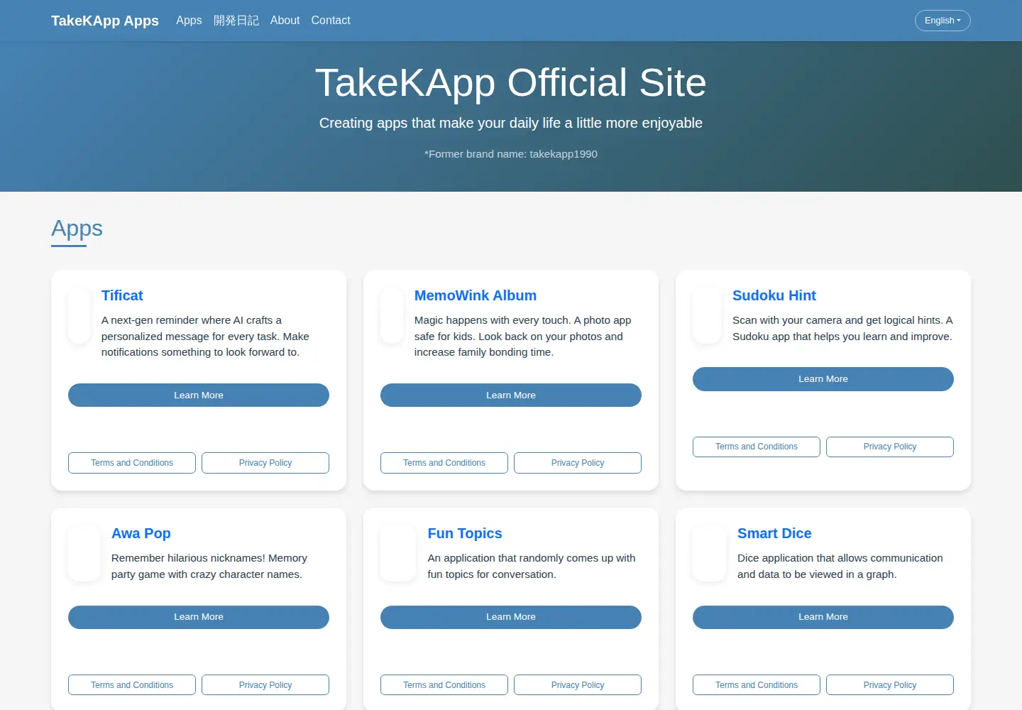 Screenshot of takekapp.com