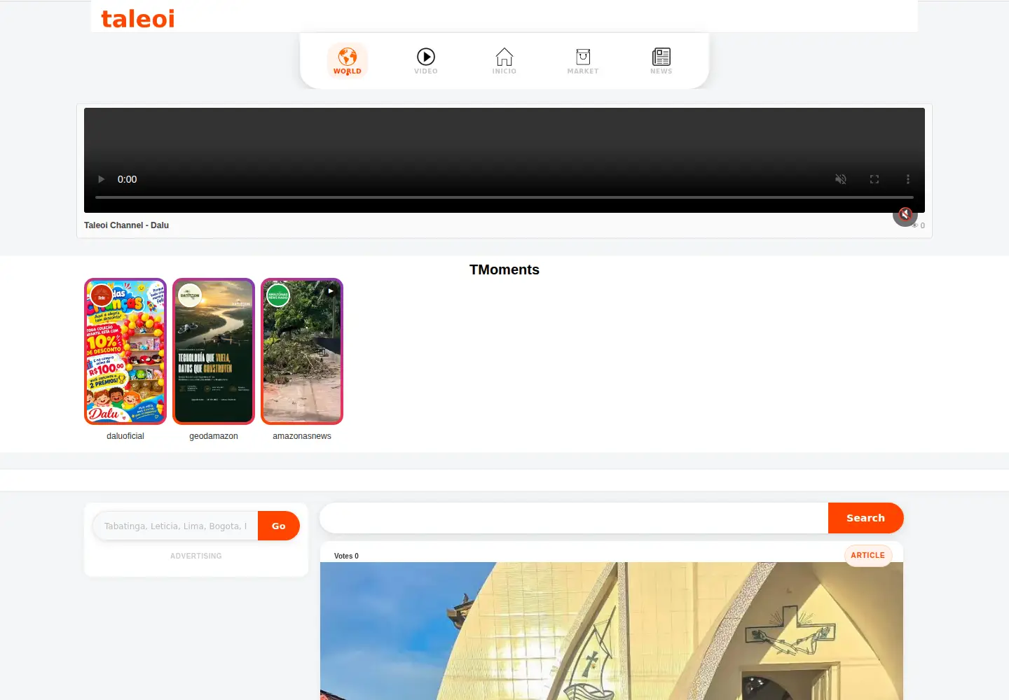 Screenshot of taleoi.com