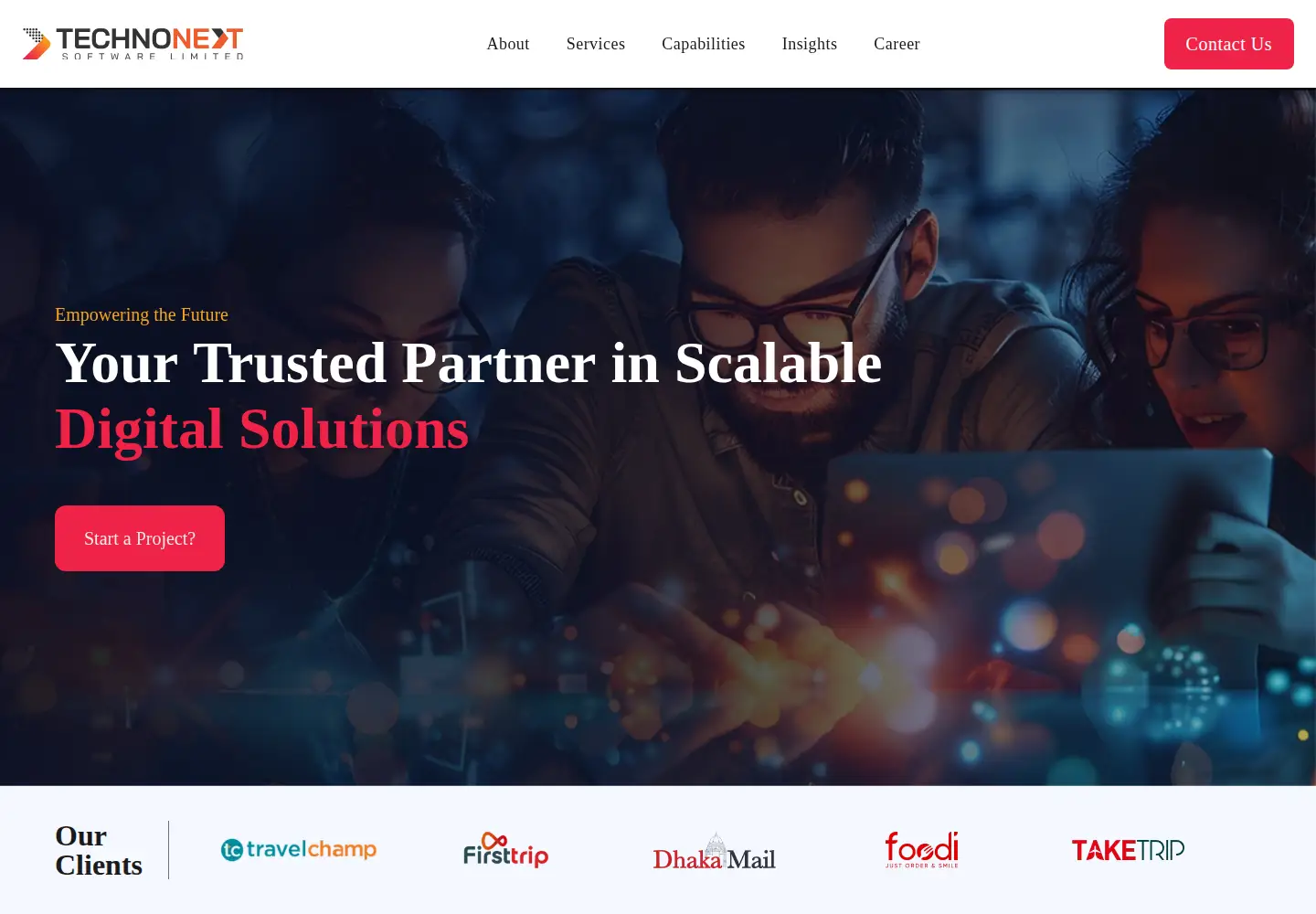 Screenshot of technonext.com