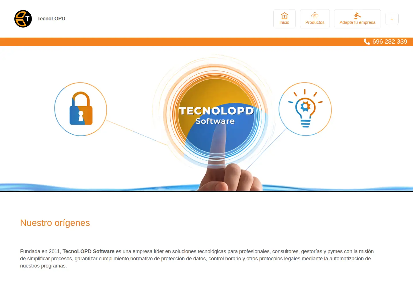 Screenshot of tecnolopd.com