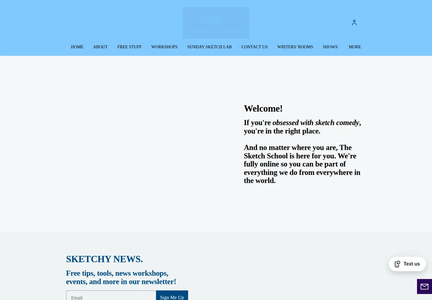 Screenshot of thesketchschool.com