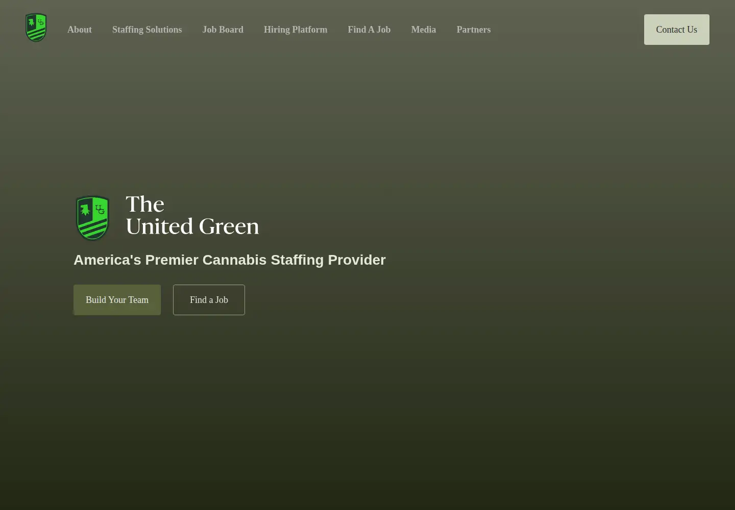 Screenshot of theunitedgreen.com