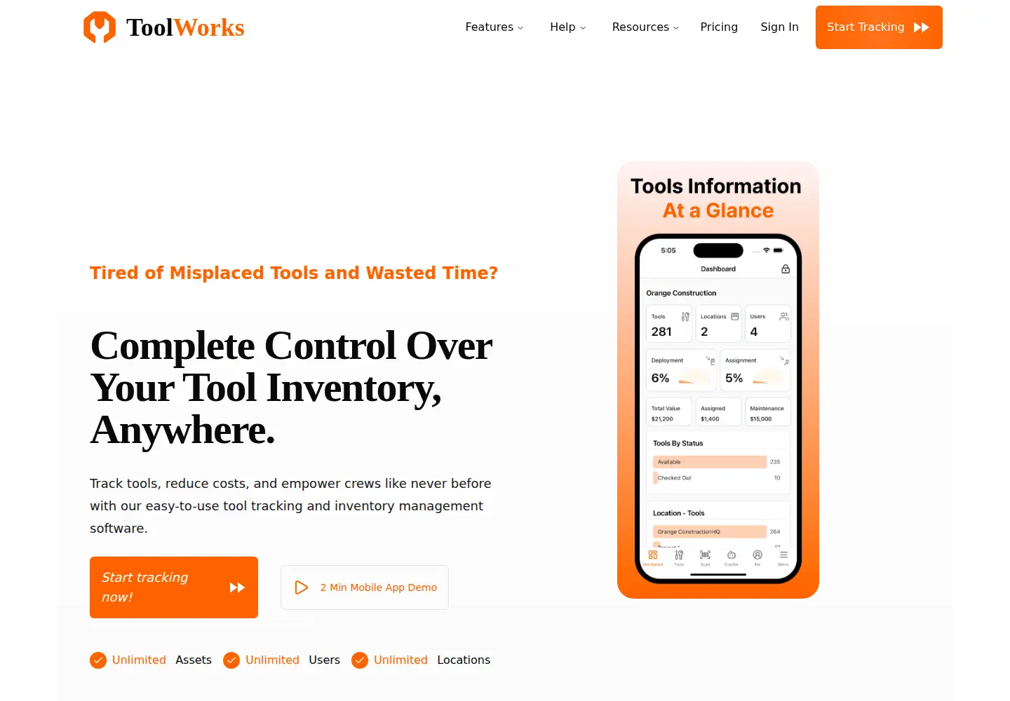 Screenshot of toolworksapp.com