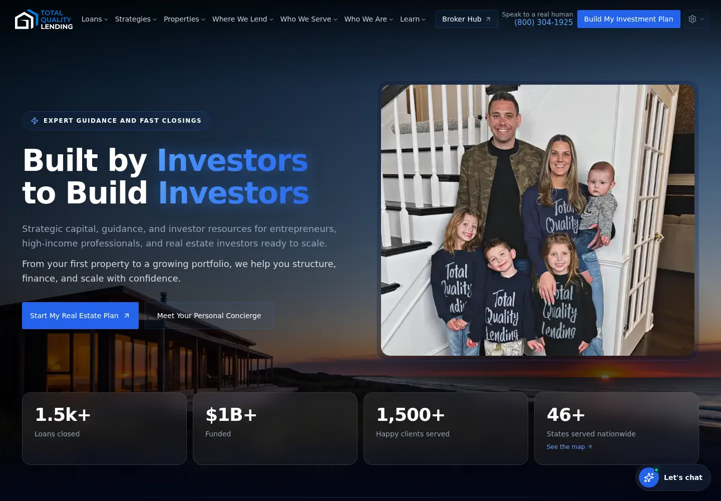 Screenshot of totalqualitylending.com