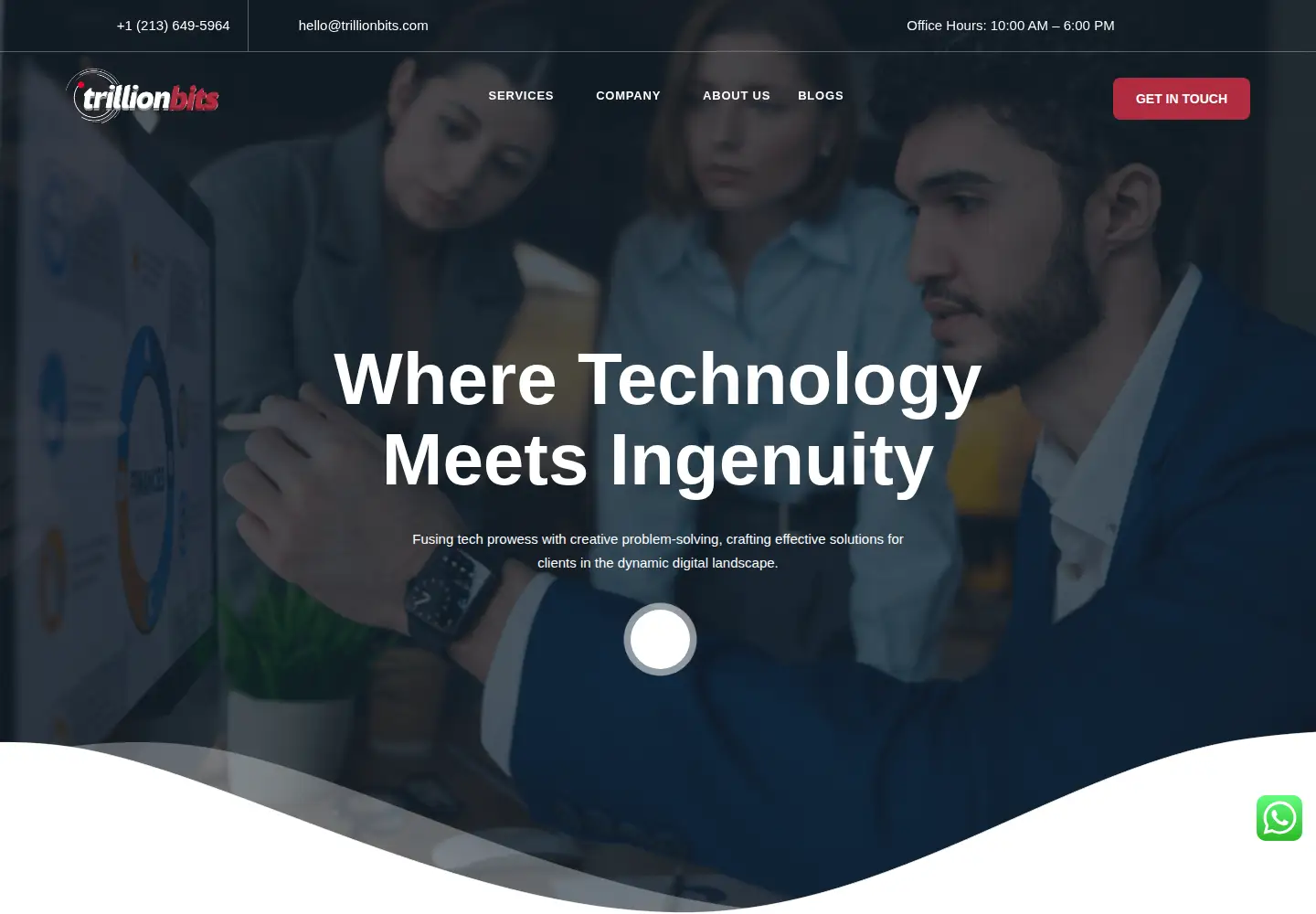 Screenshot of trillionbits.com