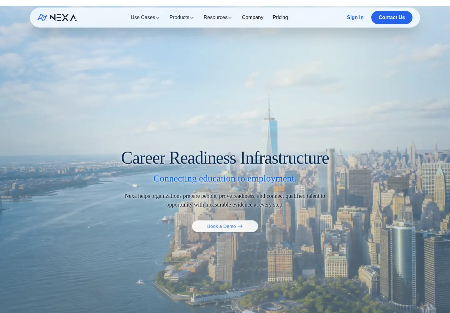 Screenshot of trynexa.com