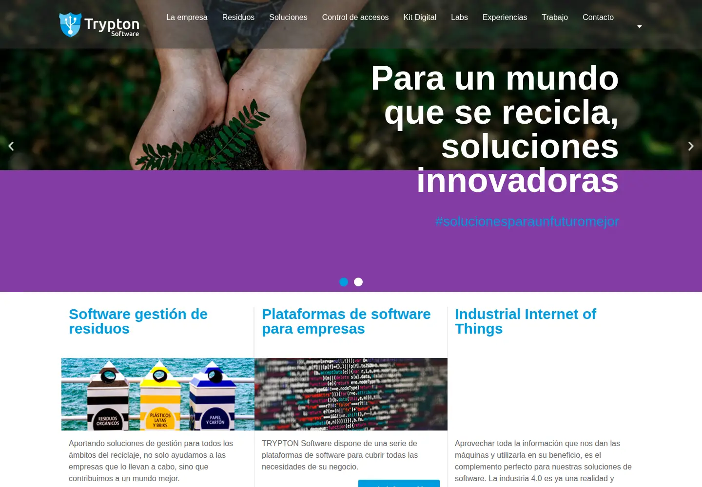 Screenshot of tryptonsoftware.com