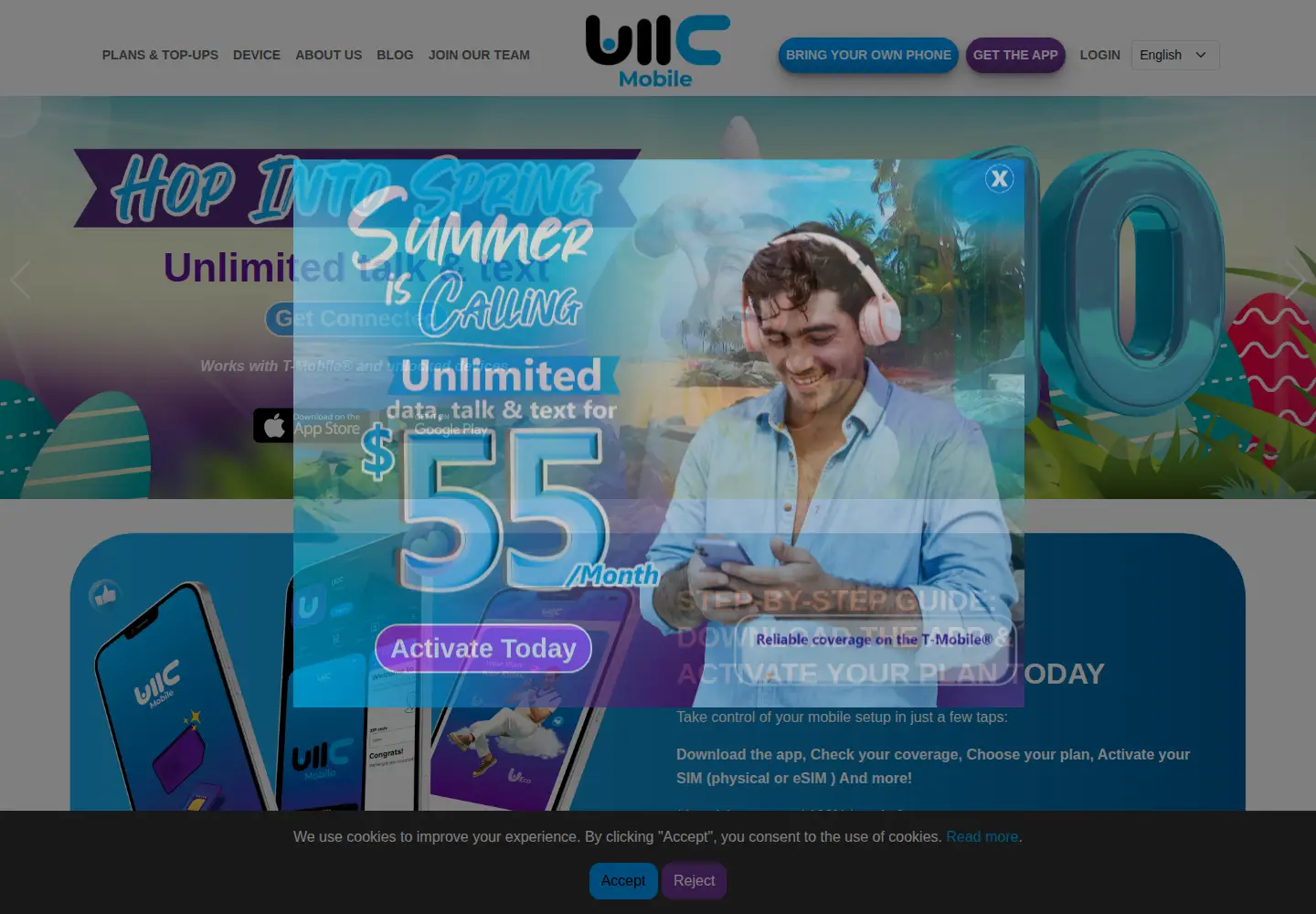 Screenshot of u2cmobile.com