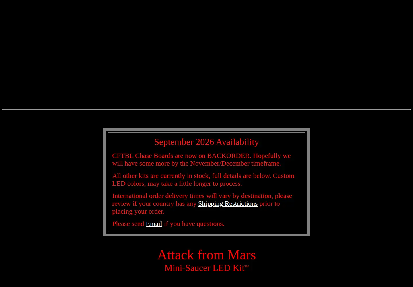 Screenshot of ufopinball.com