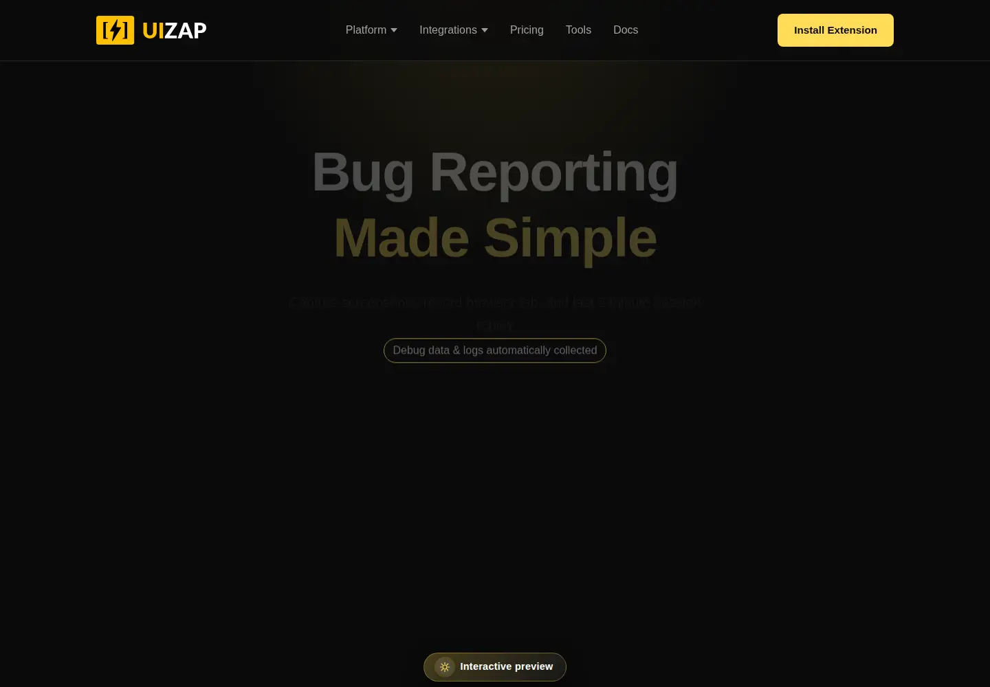 Screenshot of uizap.com