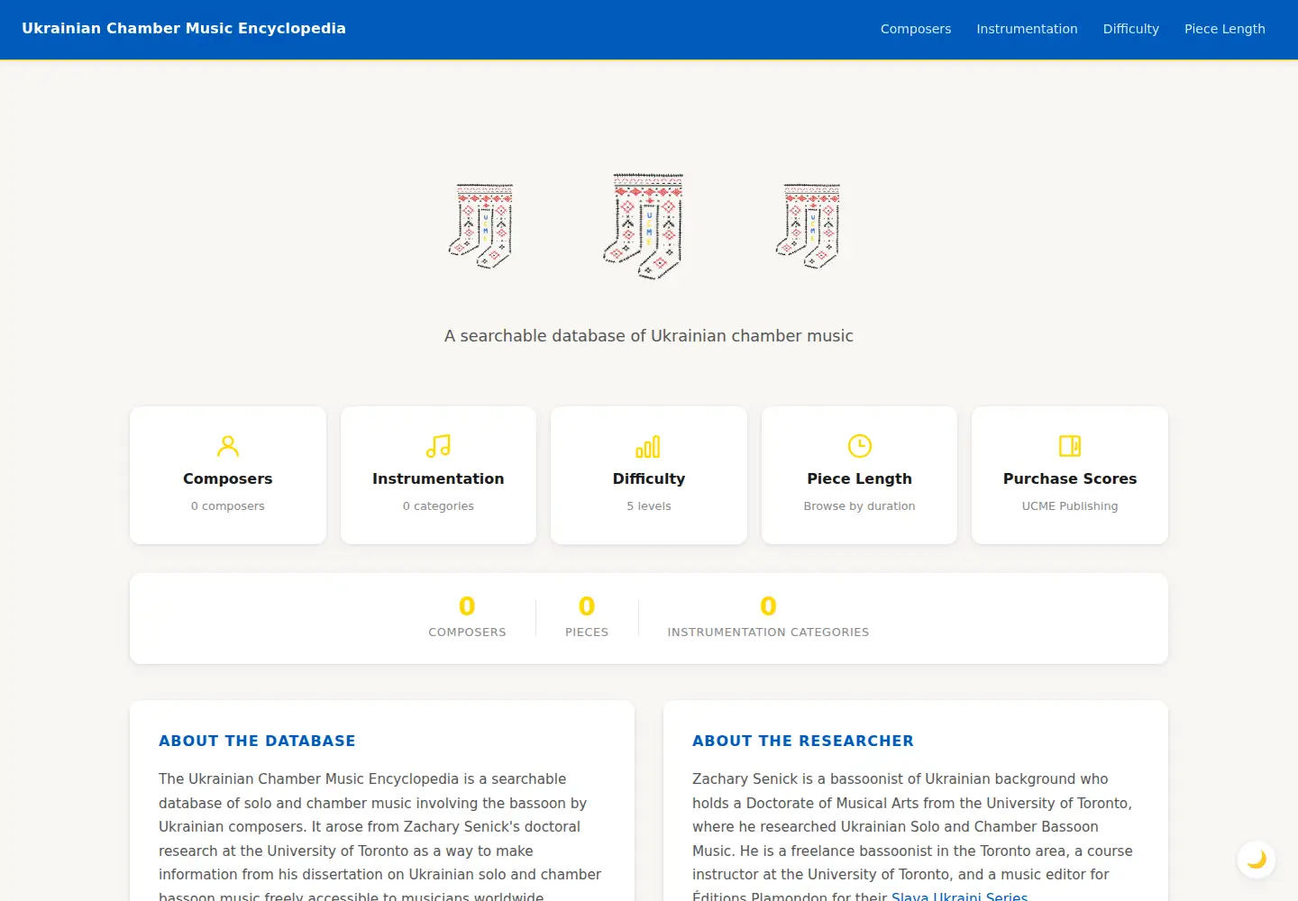 Screenshot of ukrainianchambermusic.com