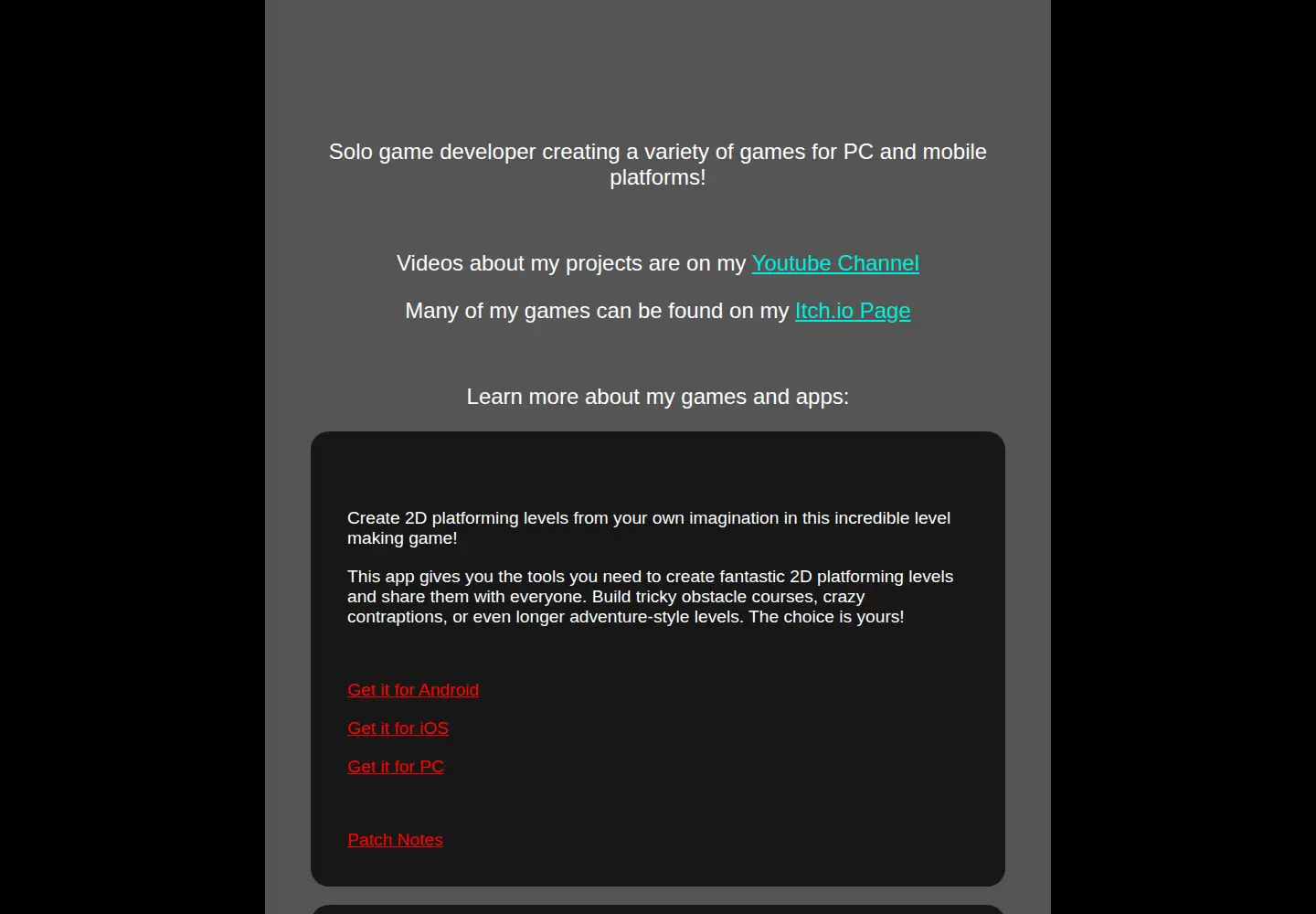 Screenshot of ultimatelevelbuilder.com