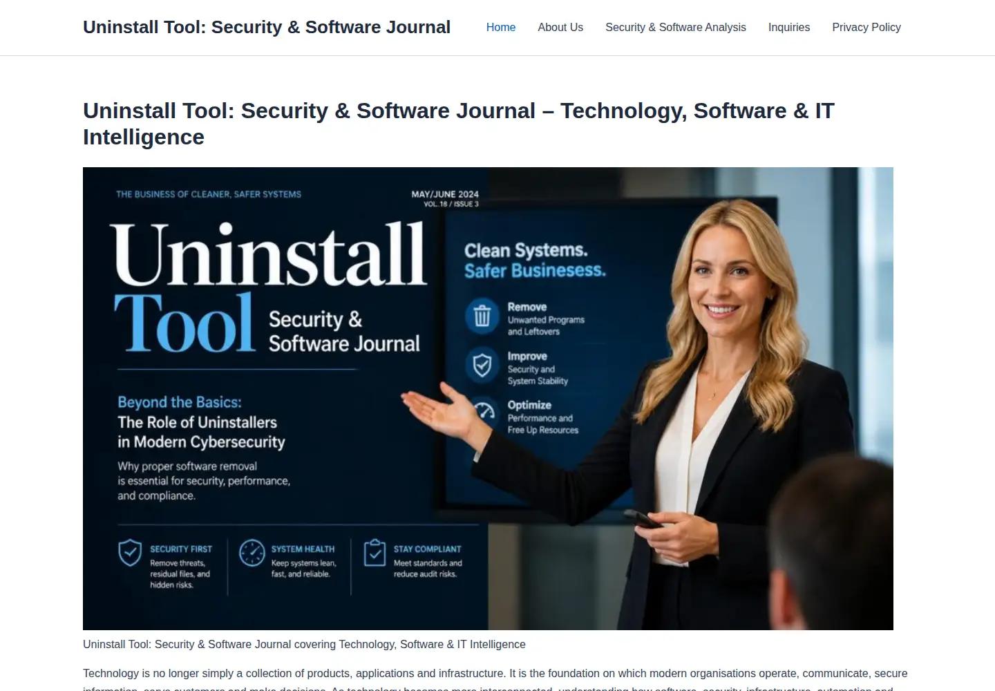 Screenshot of uninstall-tool.com