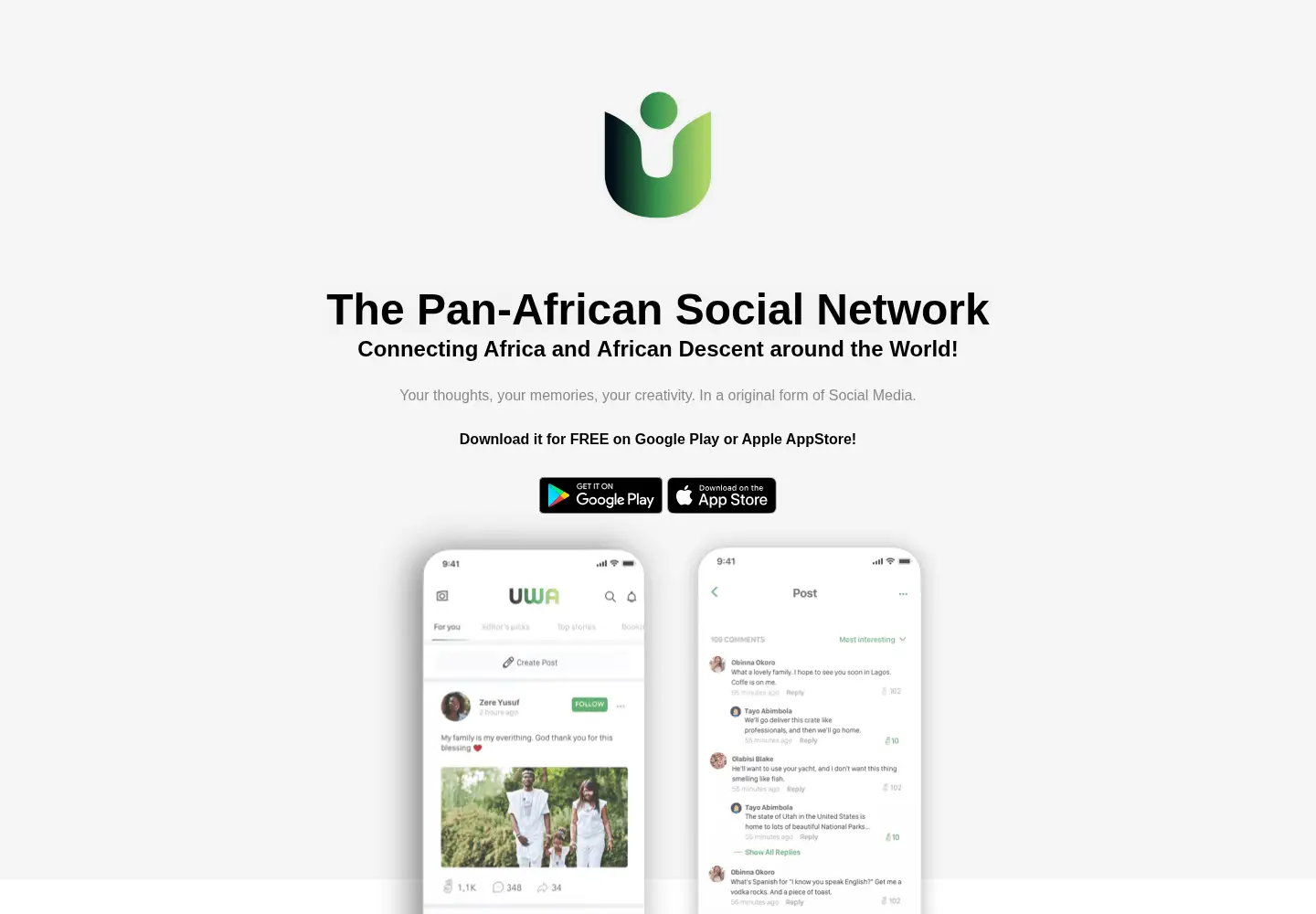 Screenshot of uwasocial.com