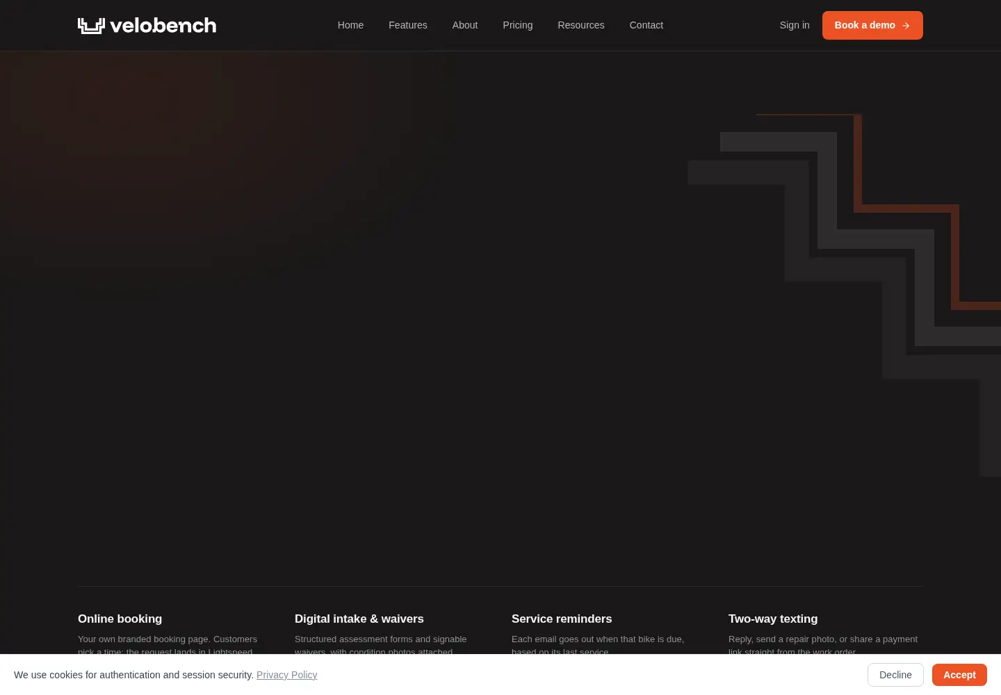 Screenshot of velobench.com