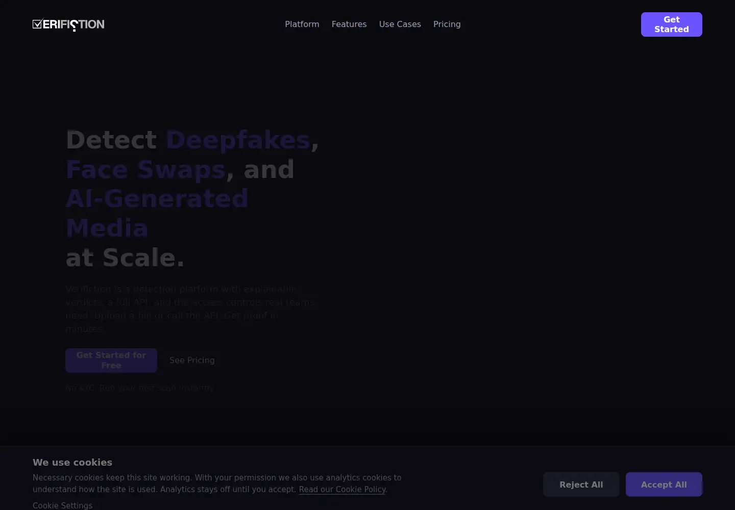 Screenshot of verifiction.com