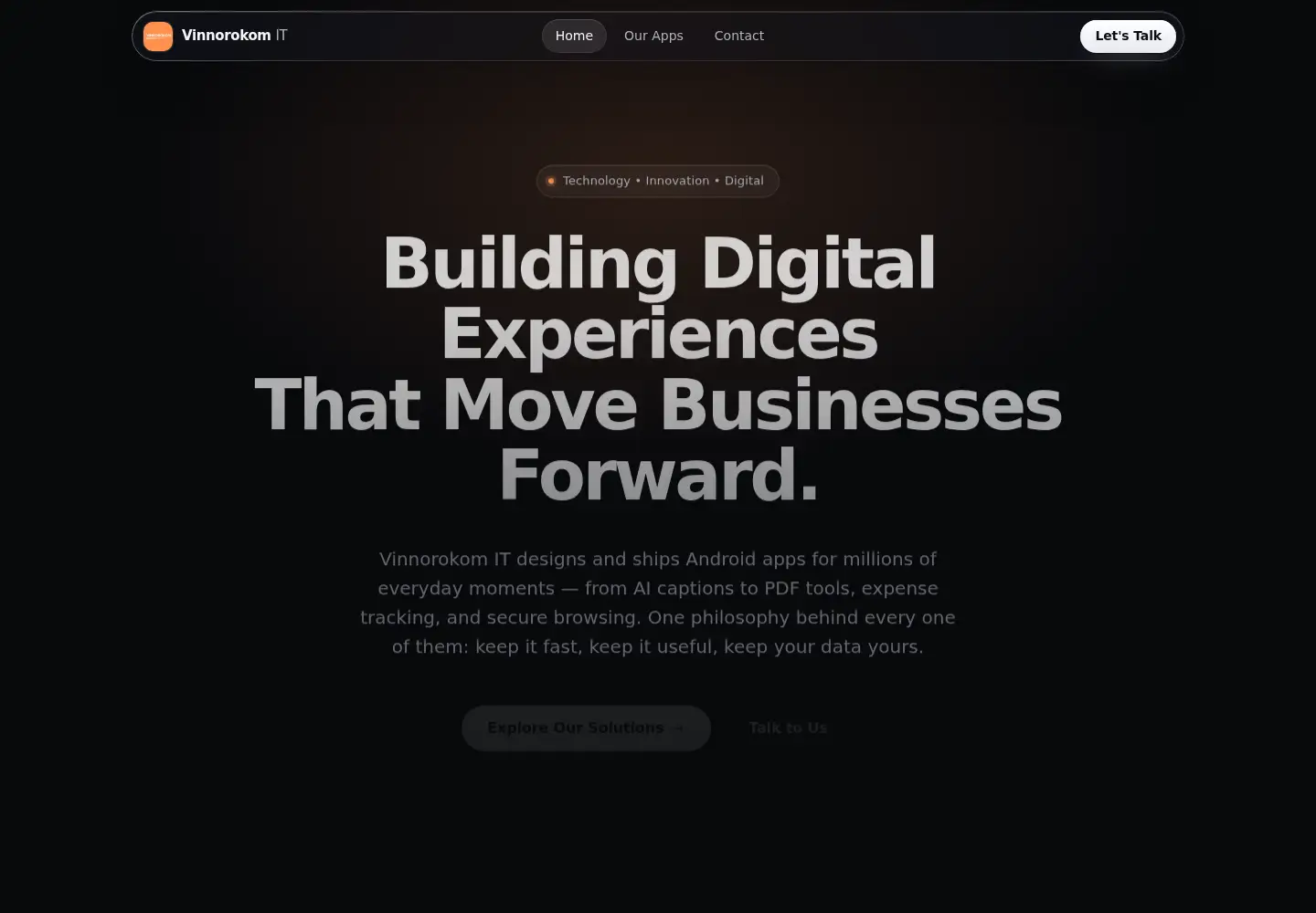 Captured homepage of vinnorokom.com in the current scan