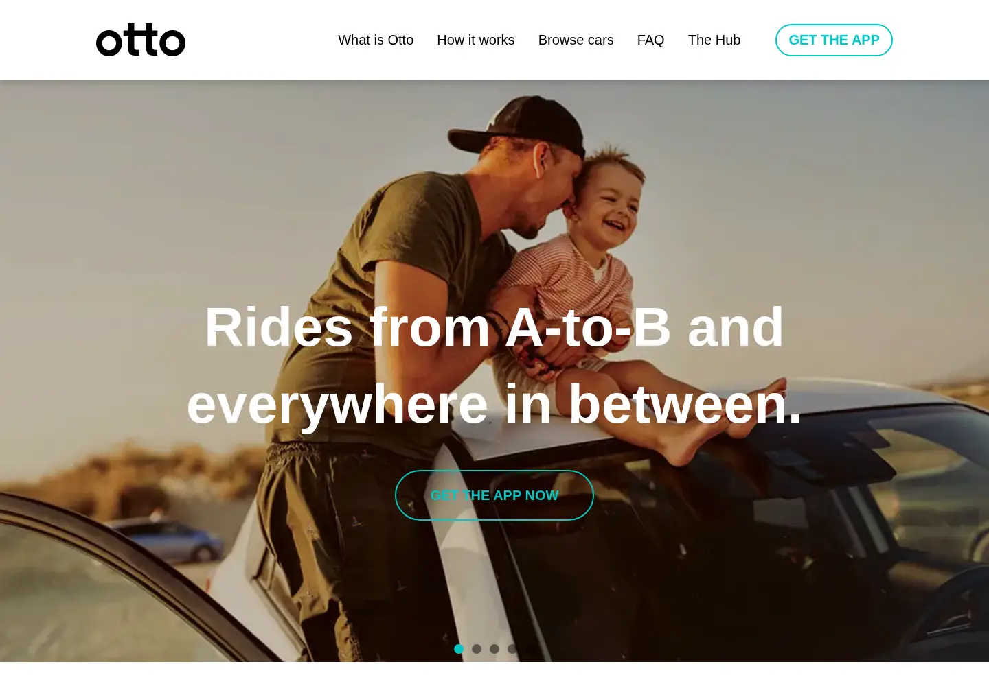 Captured homepage of weareotto.com in the current scan