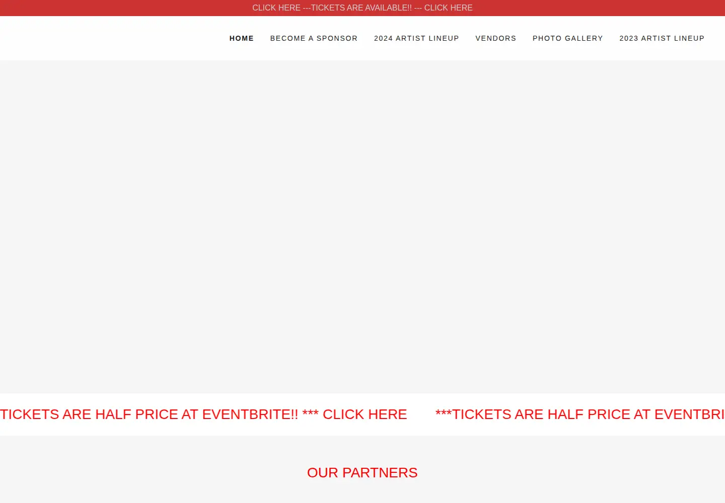 Screenshot of weatherfordmusicfestival.com