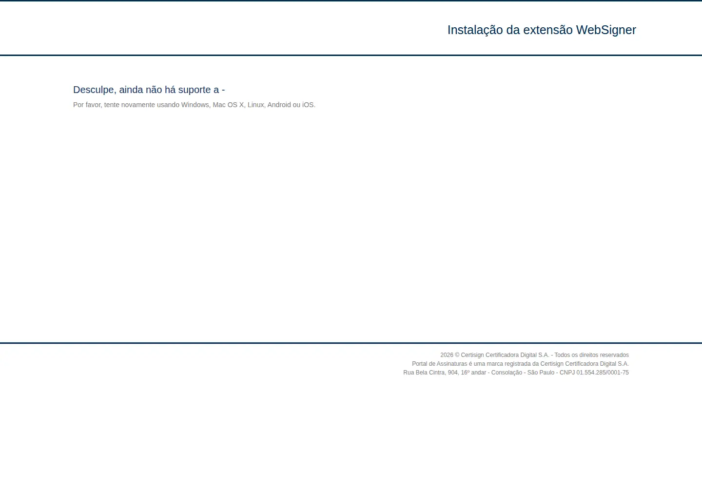 Captured homepage of websignerplugin.com in the current scan