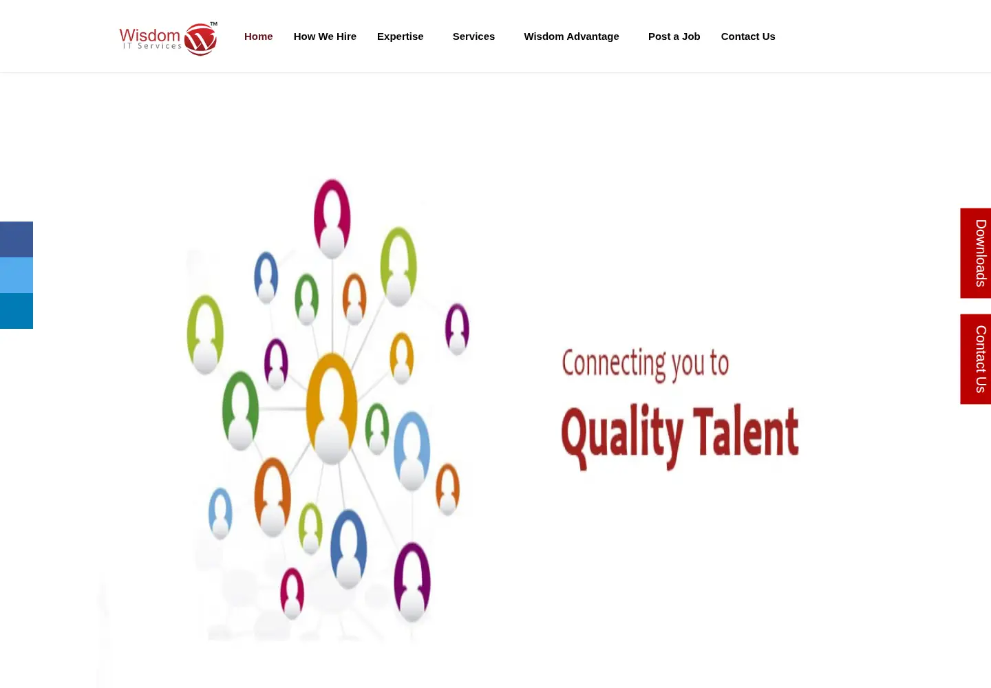 Screenshot of wisdomitservices.com