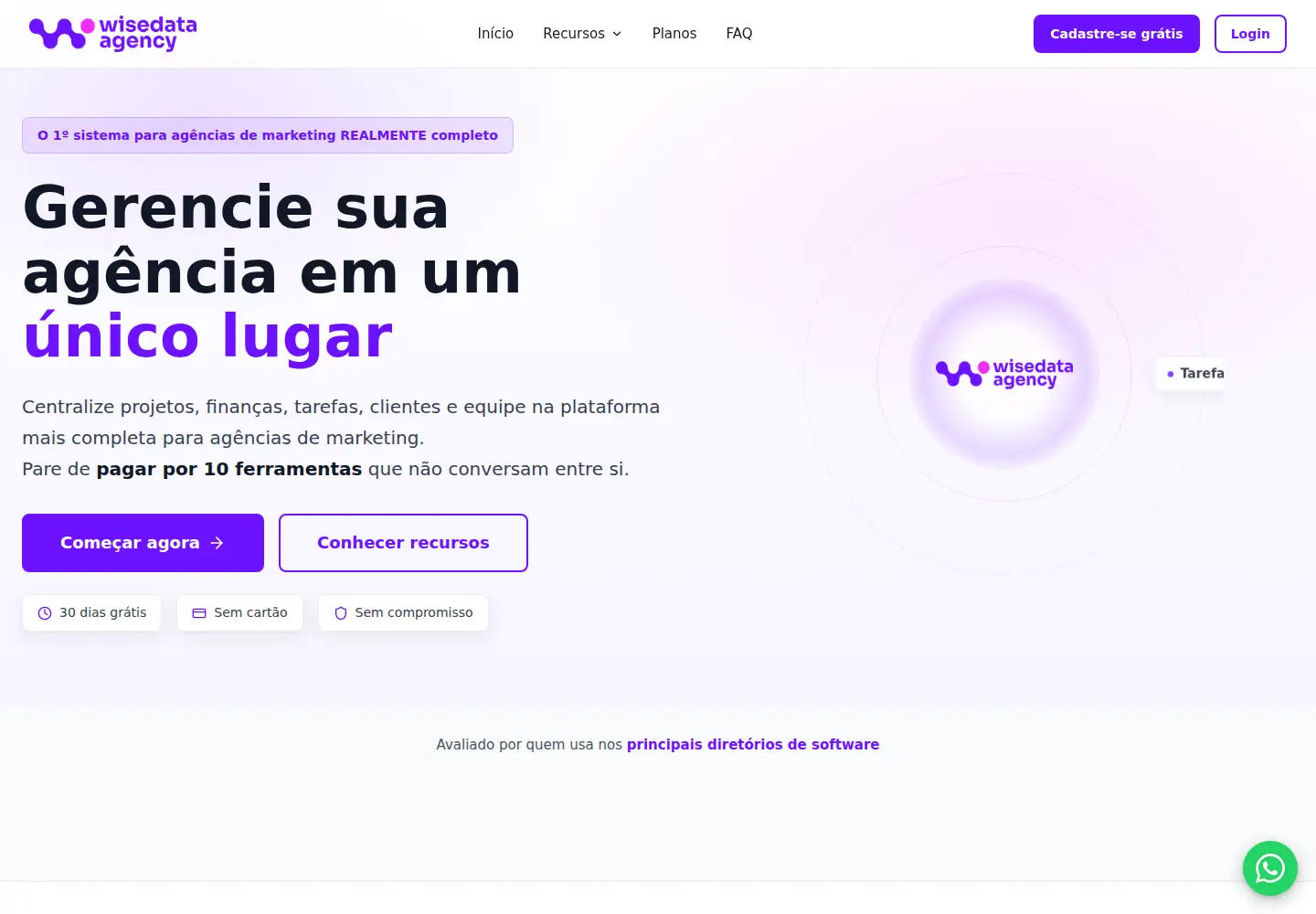 Captured homepage of wisedataagency.com in the current scan