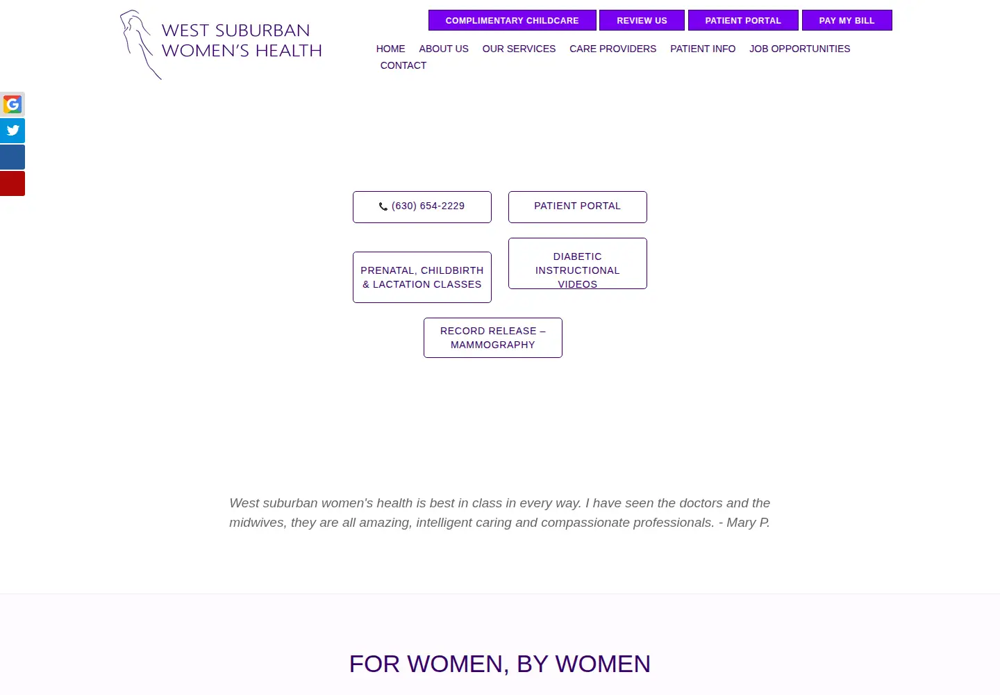 Screenshot of wswomenshealth.com
