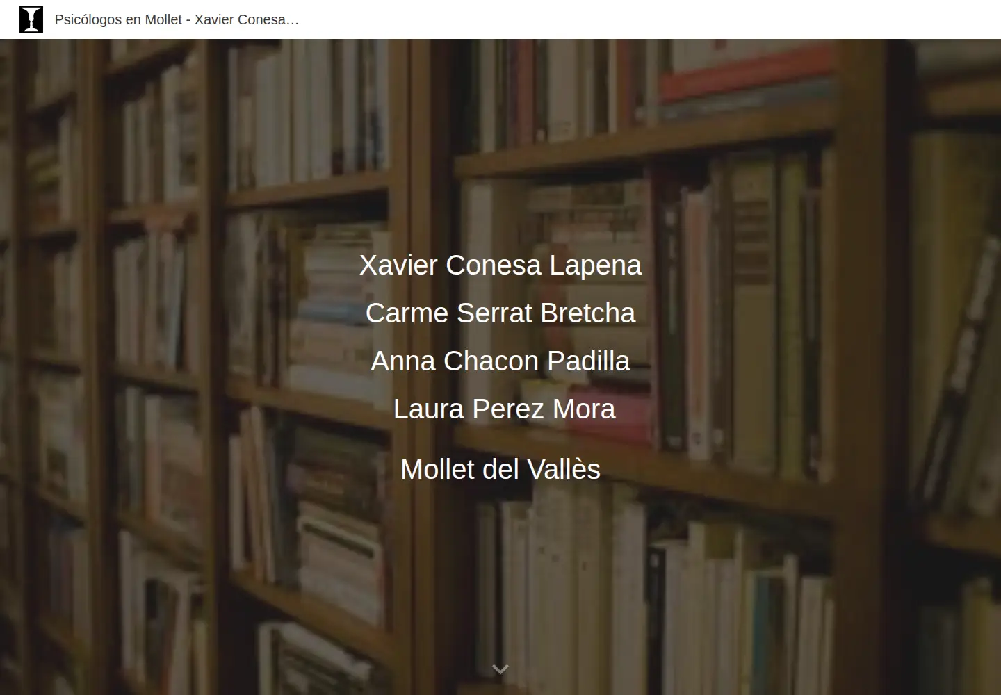 Screenshot of xavierconesa.com