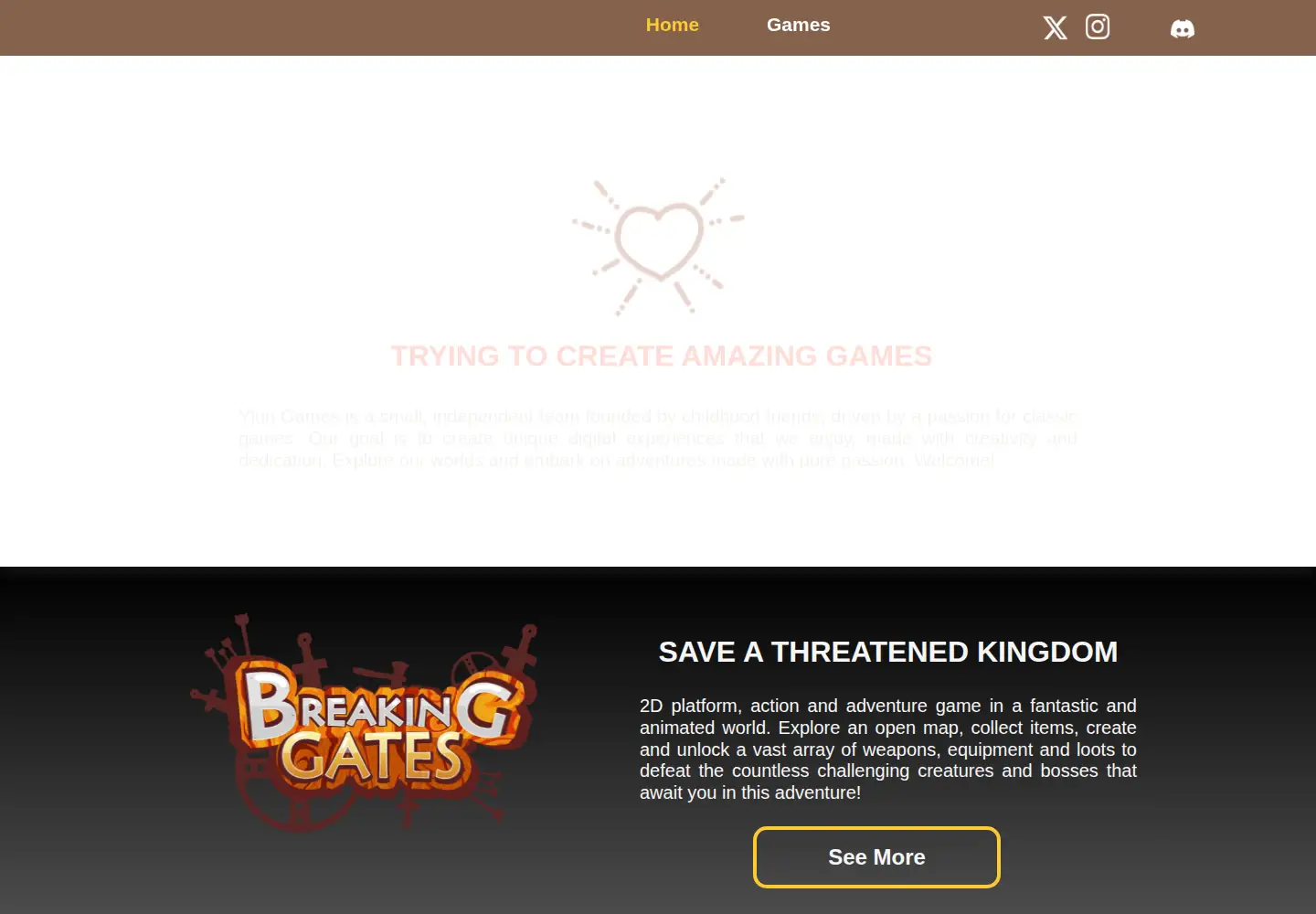 Screenshot of ylungames.com