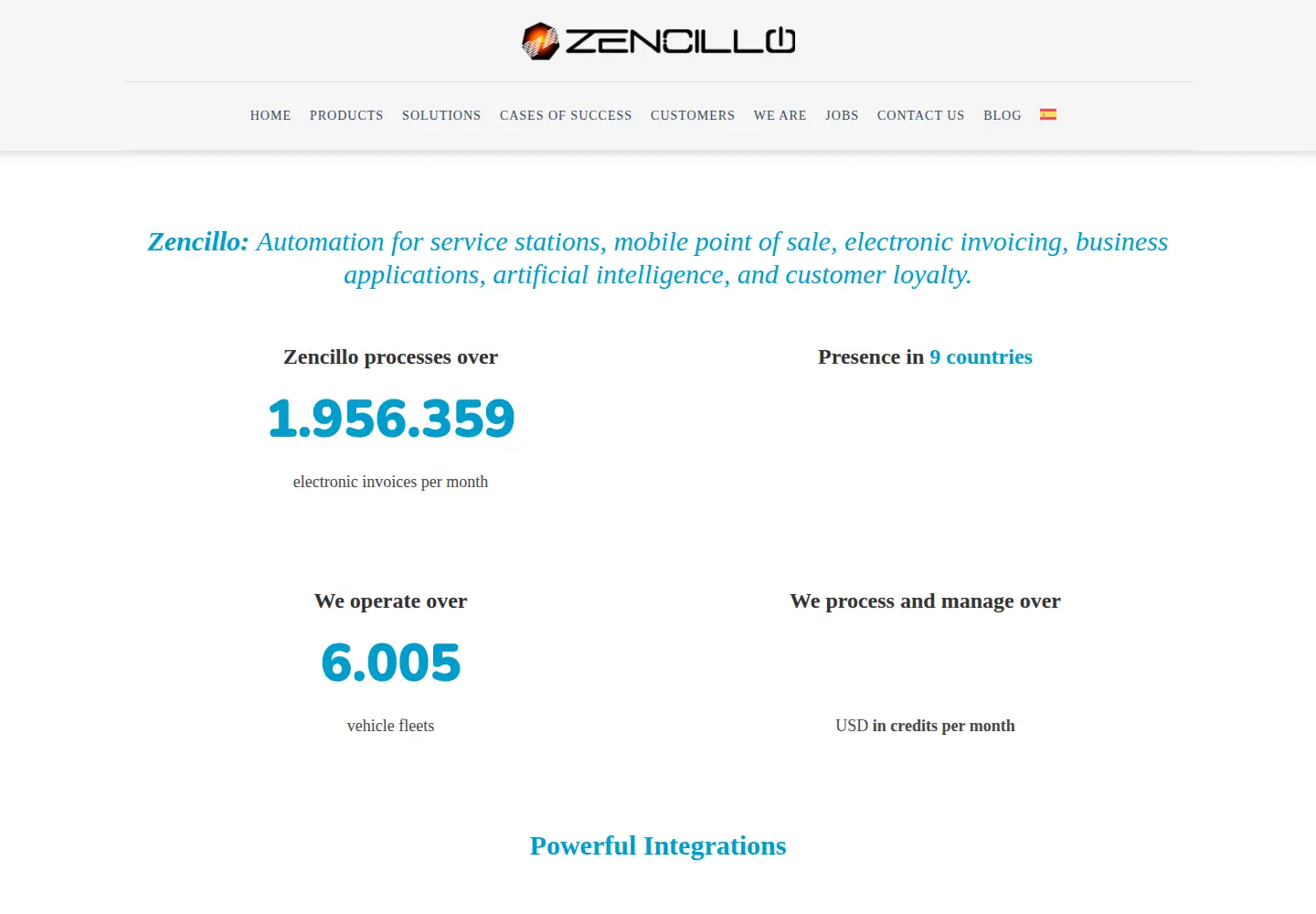 Screenshot of zencillo.com
