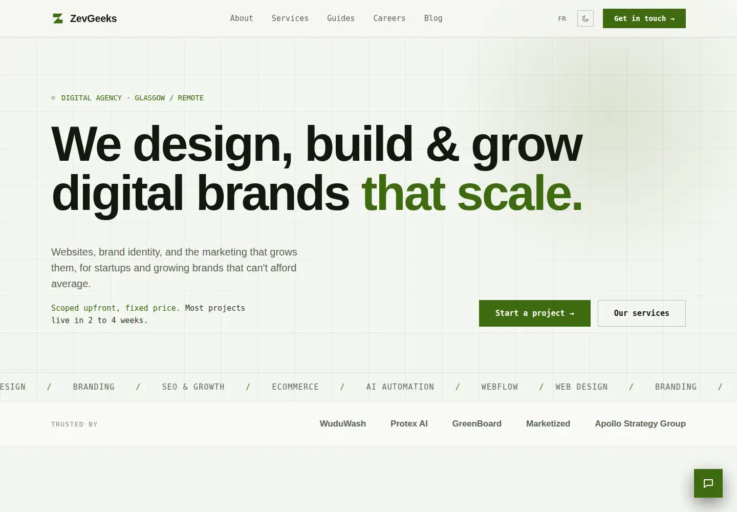 Screenshot of zevgeeks.com