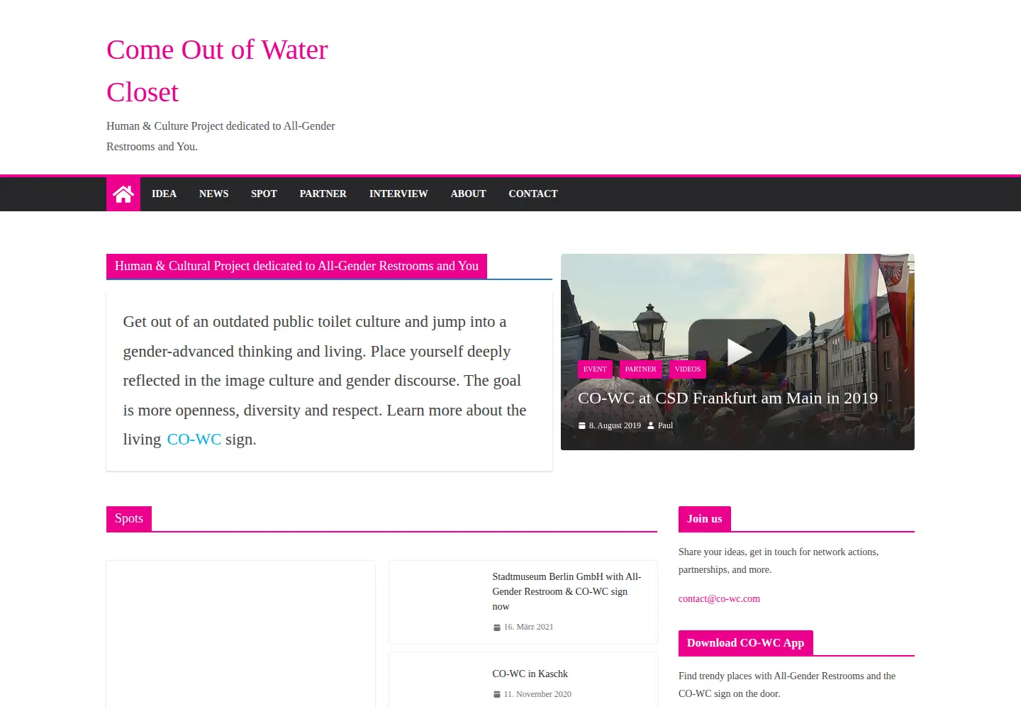 Screenshot of cowc.de