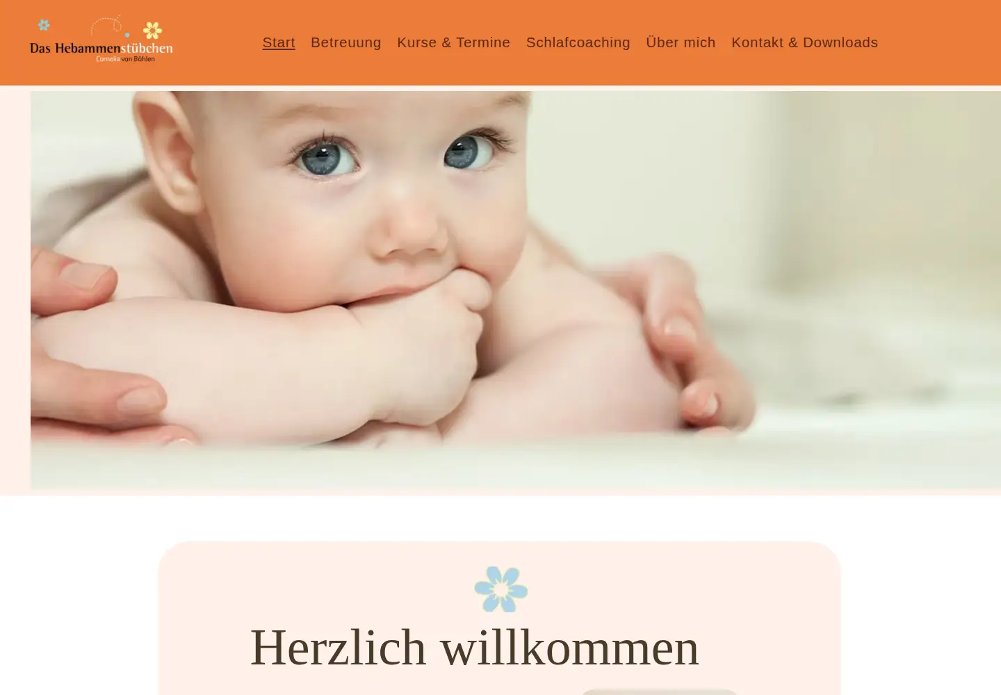 Screenshot of dashebammenstuebchen.de