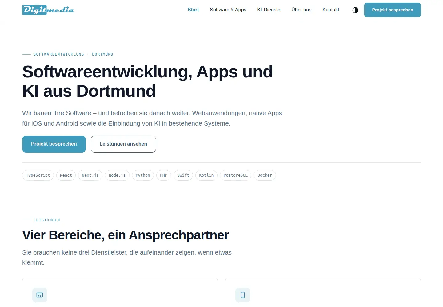 Screenshot of digitmedia.de