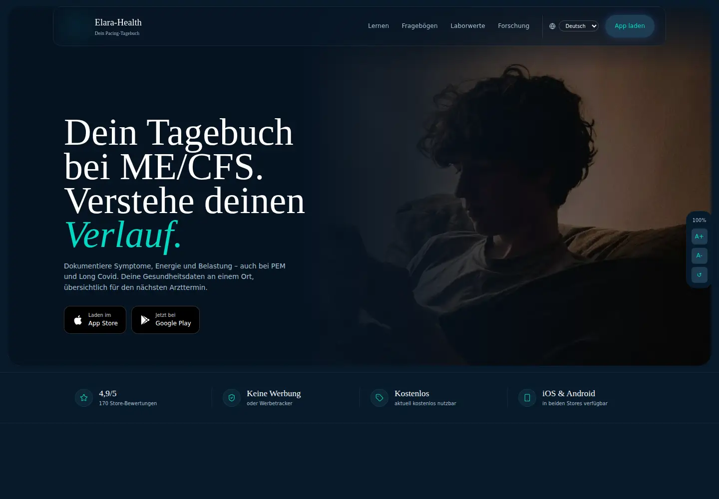 Screenshot of elara-health.de