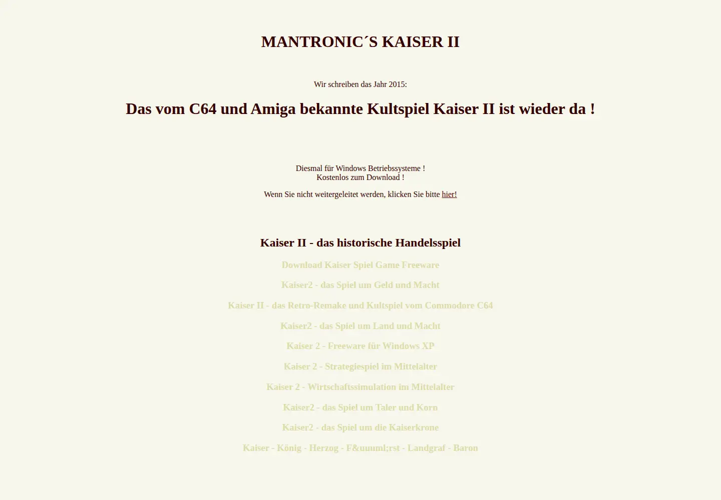 Screenshot of kaiser2.de