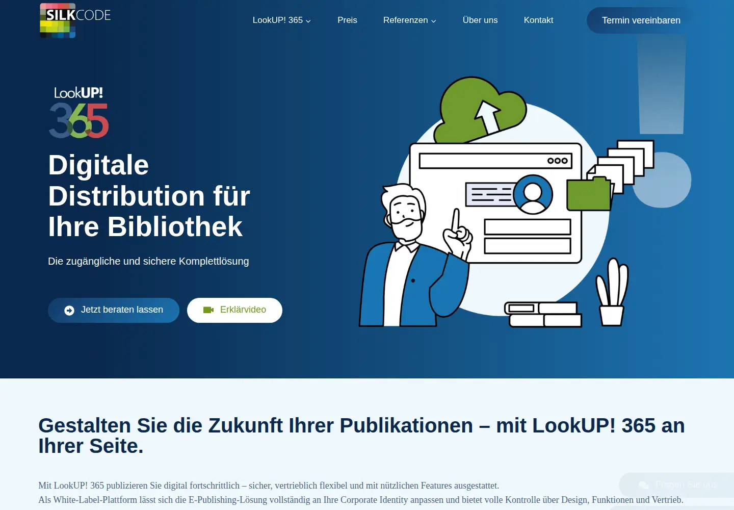 Screenshot of silkcode.de