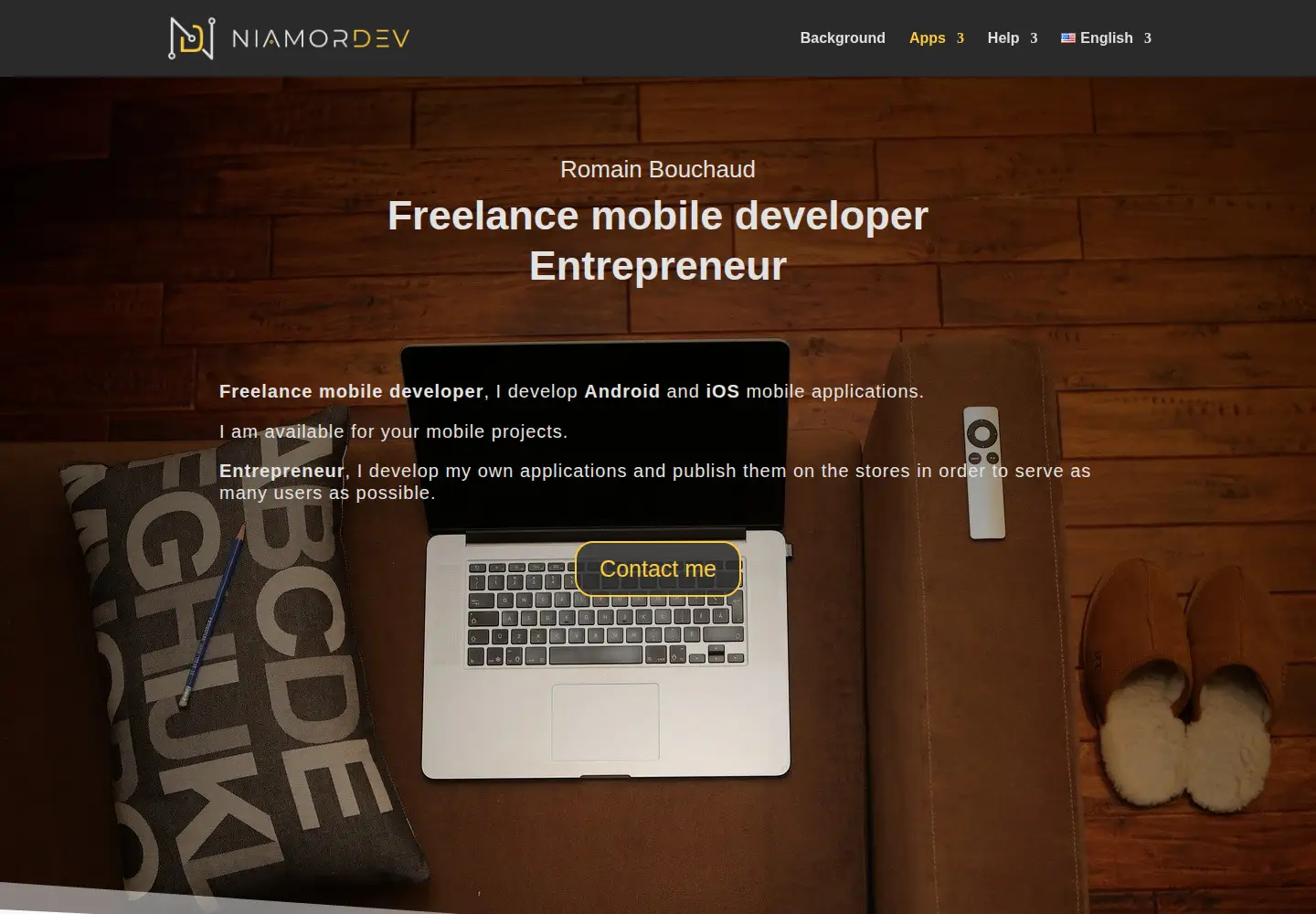 Screenshot of niamor.dev