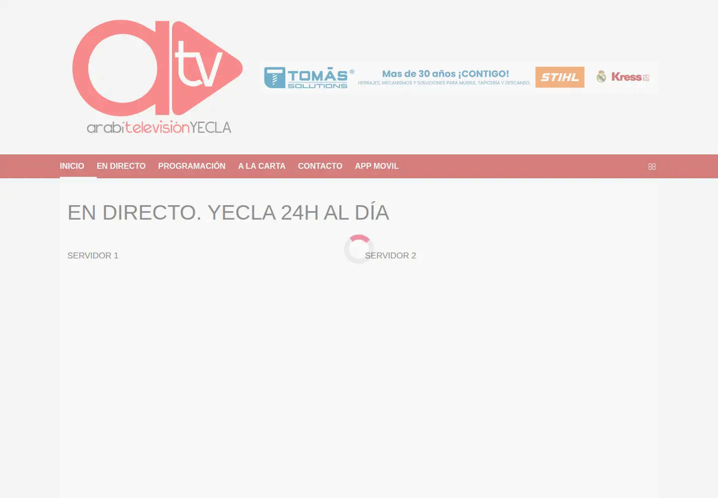 Screenshot of arabitv.es