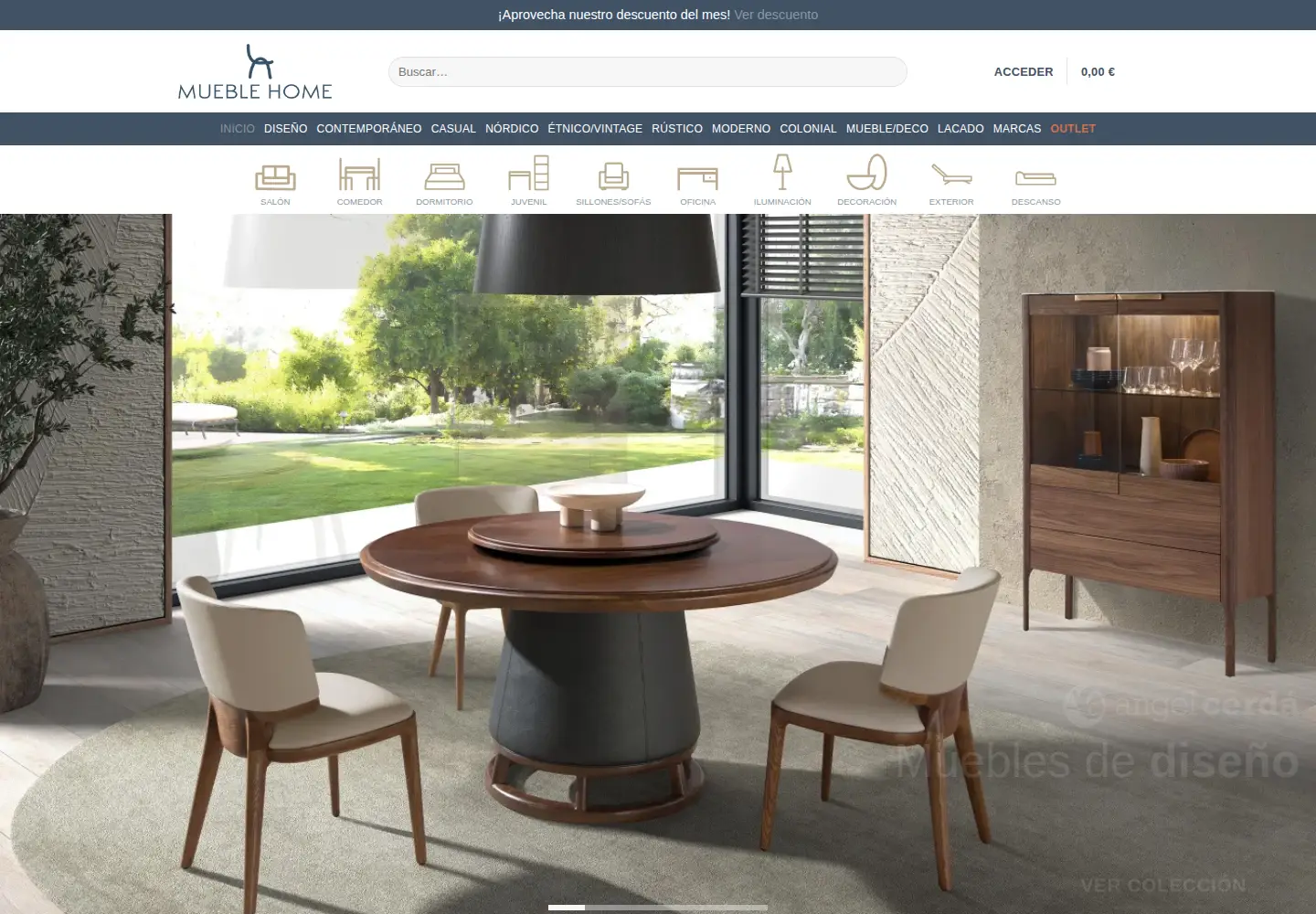 Screenshot of mueblehome.es