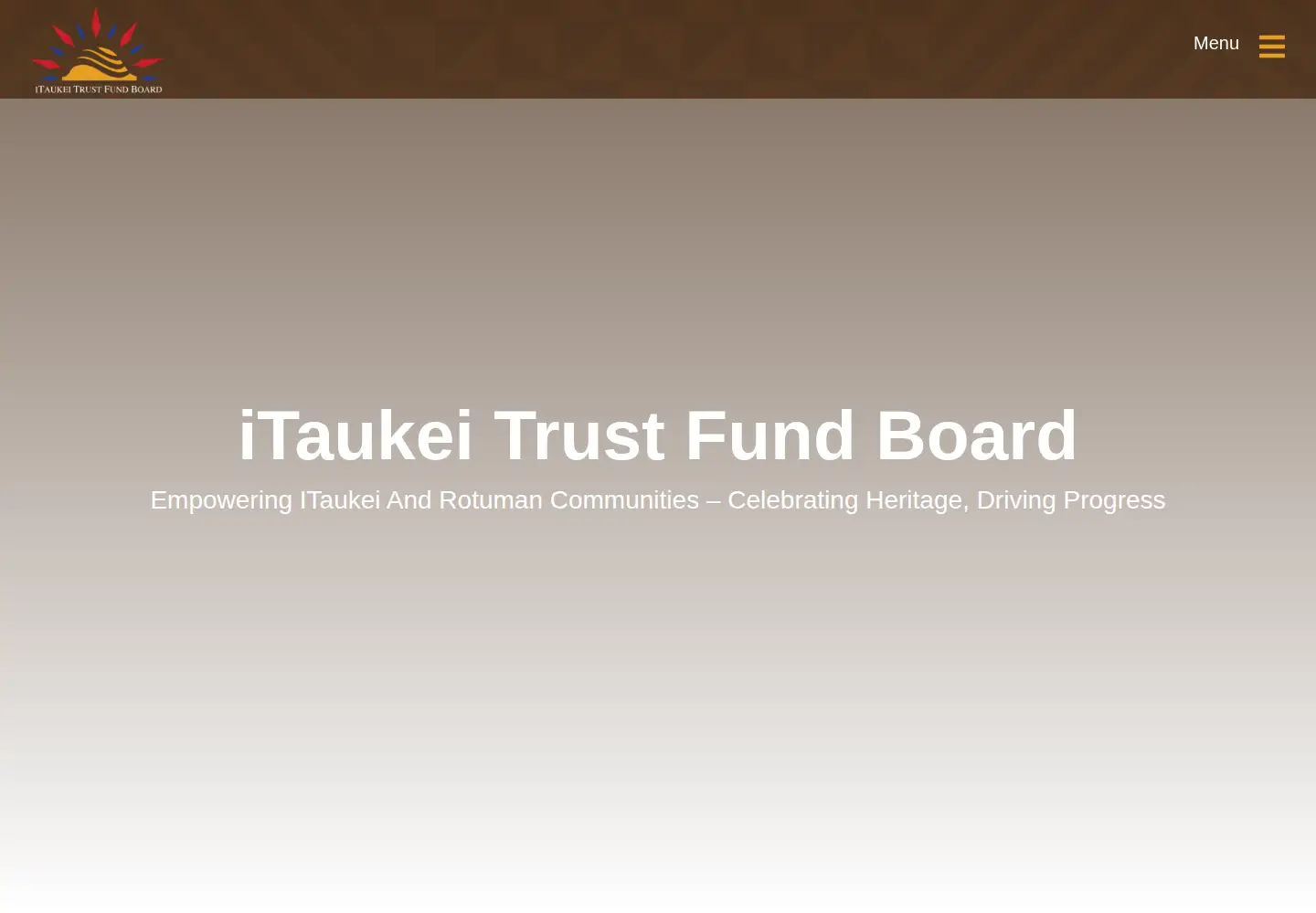 Screenshot of itaukeitrustfund.com.fj