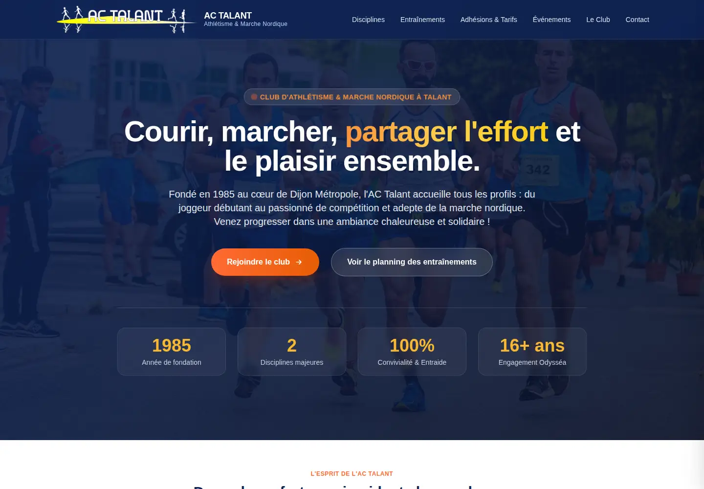 Captured homepage of actalant.fr in the current scan