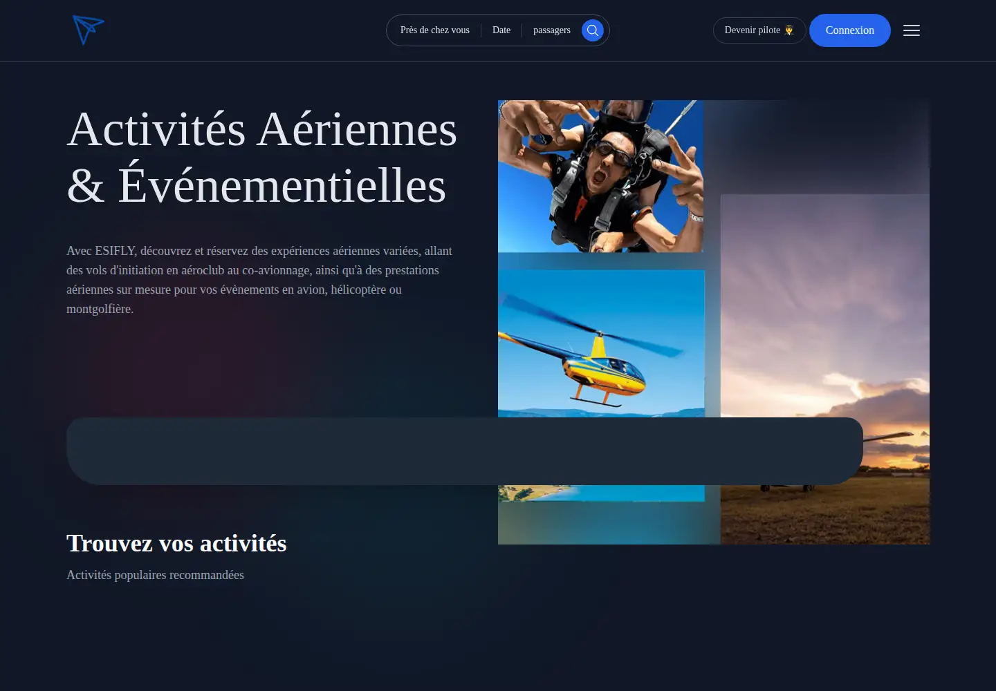 Screenshot of esifly.fr