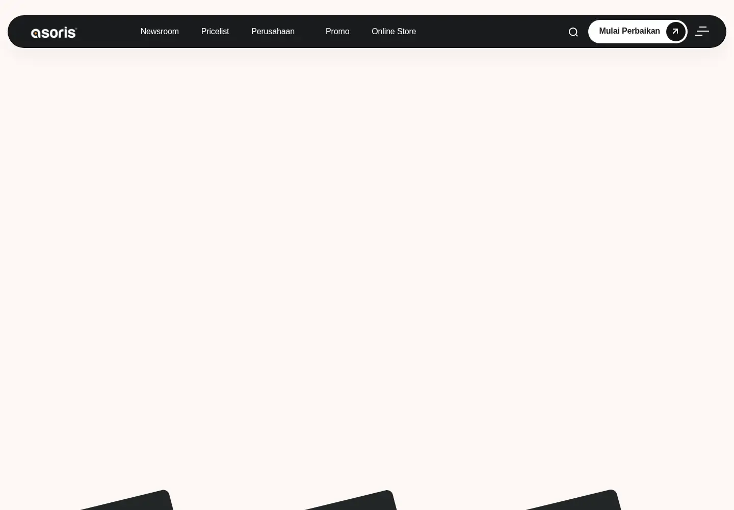 Screenshot of asoris.co.id