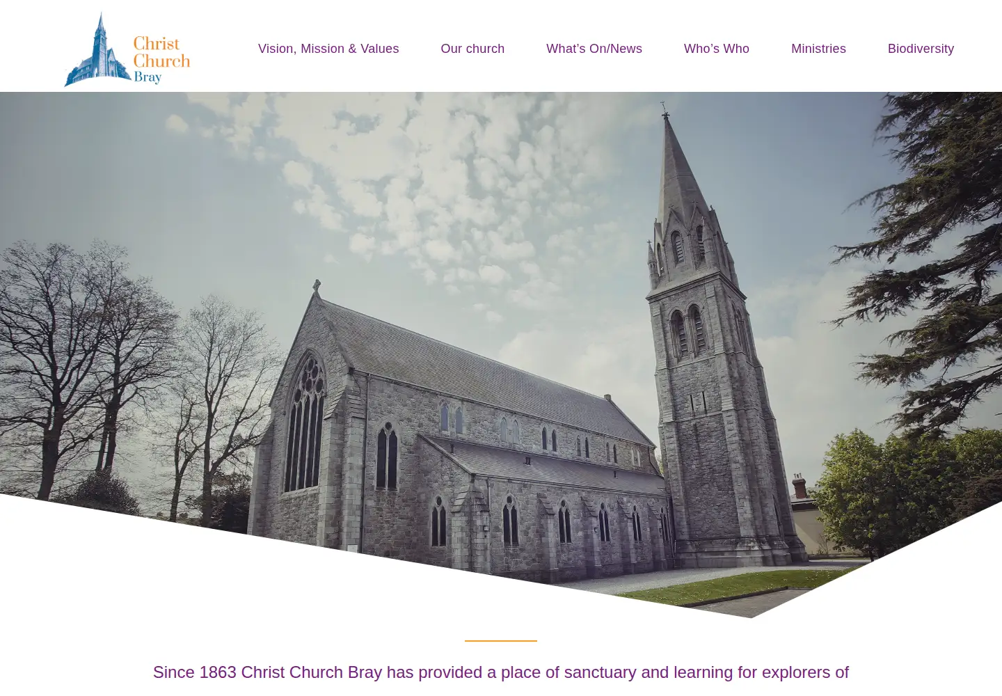 Screenshot of christchurchbray.ie