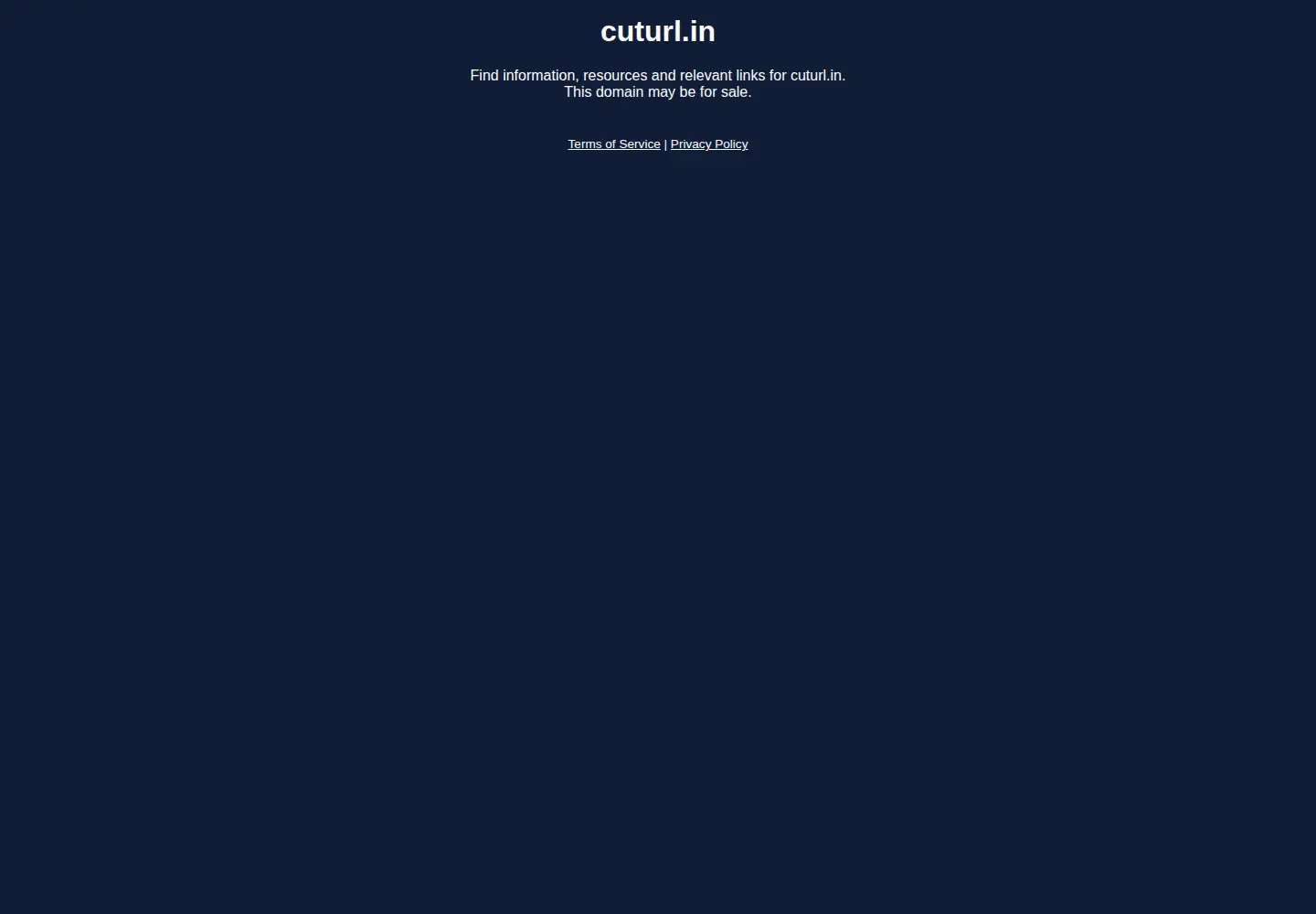 Screenshot of cuturl.in